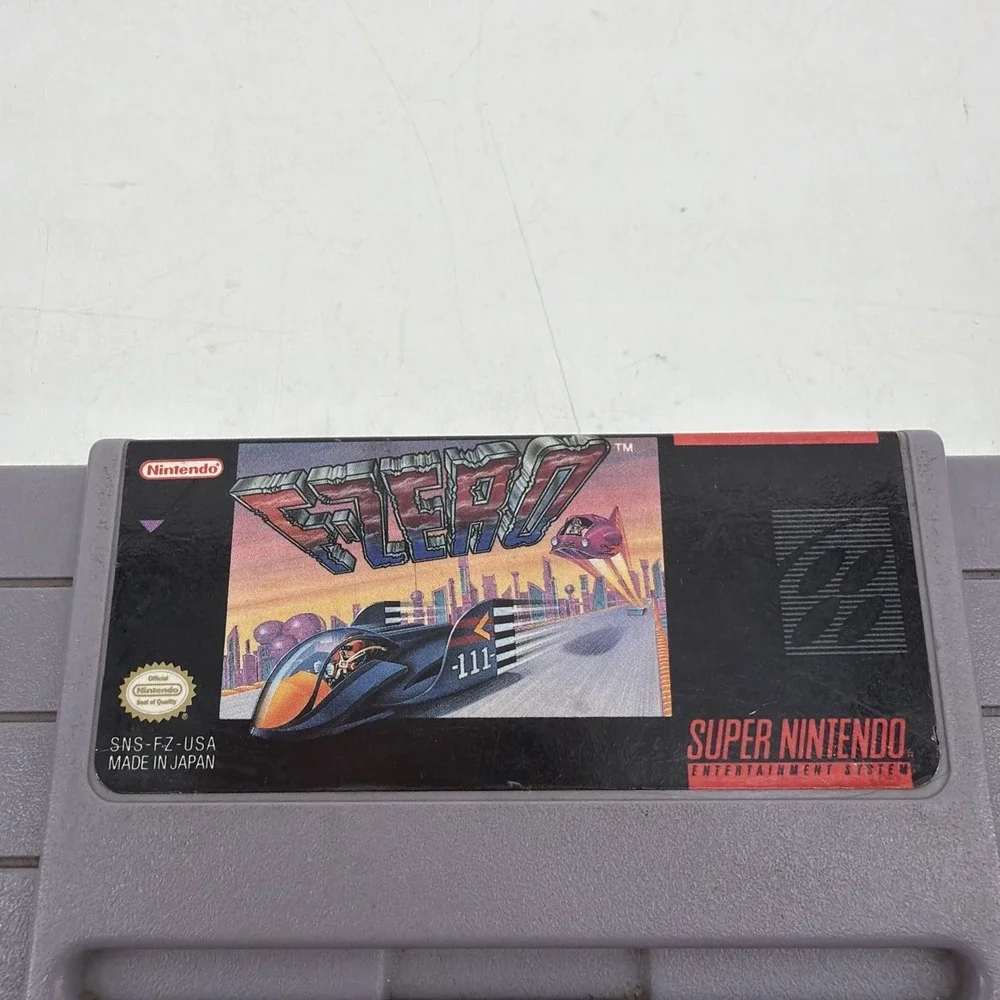 F-Zero SNES Super Nintendo Authentic Tested Working OEM Original Cartridge